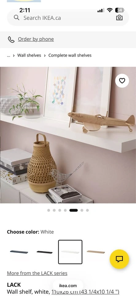 IKEA Lack Wall Shelf White - photo 5