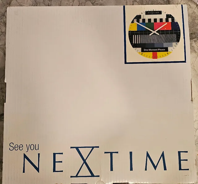 NeXtime Test Pattern Wall Mounted Clock image indicator(2)
