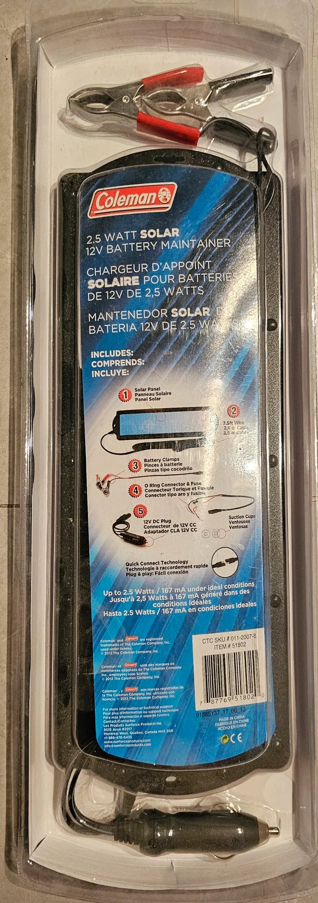 Coleman 2.5 V Solar Charger image indicator(2)