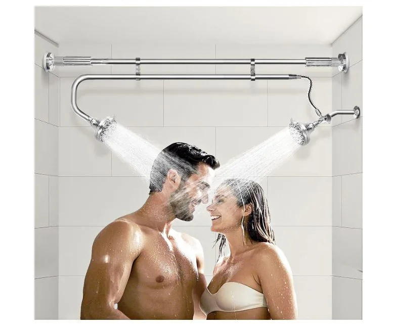 Dual Shower Head for Couples - Brand New thumbnail