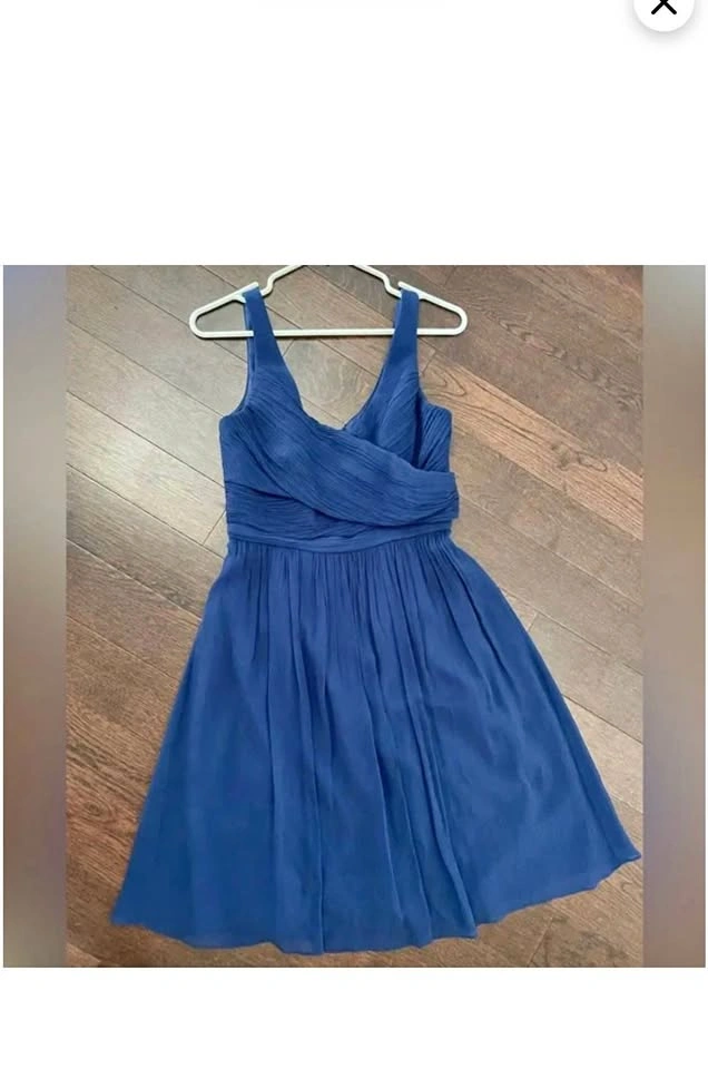 Brand New J Crew (real silk) blue dress size 4