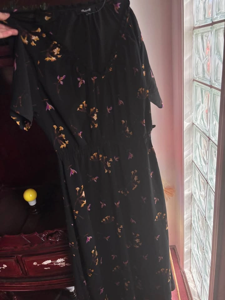 Brand New Madewell Dolman Midi Dress - Falling Freesias - photo 2