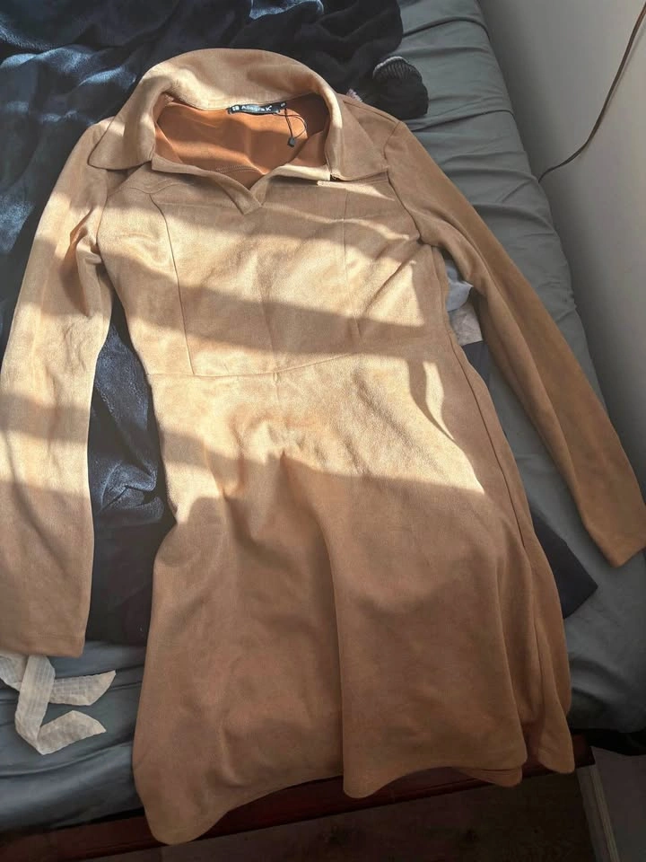 NWT Allegra K Suede like dress size small