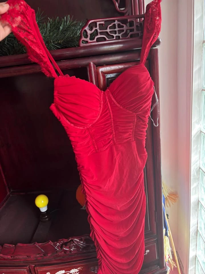 NWT Windsor mini red dress size S/XS