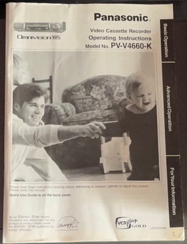 PANASONIC PV-V4660-K VCR (Omni Vision VHS) - photo 5