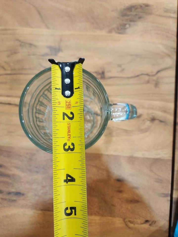 🥕 Textured Humulus Lupulus Glass Beer Mug - photo 5