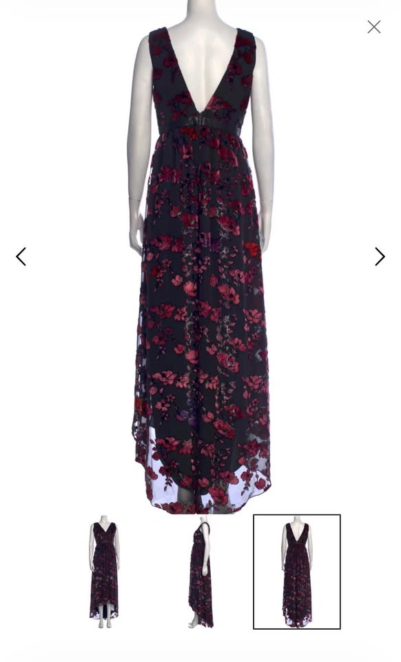 Alice & Olivia Floral Midi Dress Size 6 - photo 2