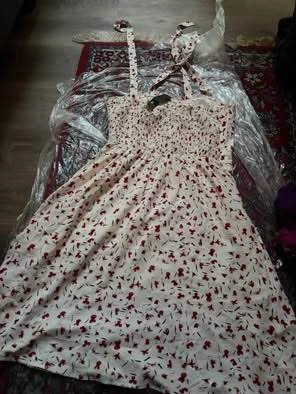 NWT Allegra K Midi White Floral Dress Size Small - photo 4