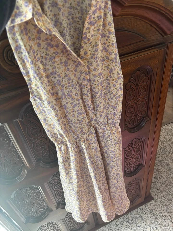NWT Allegra K Knee Length Floral Dress Size Small