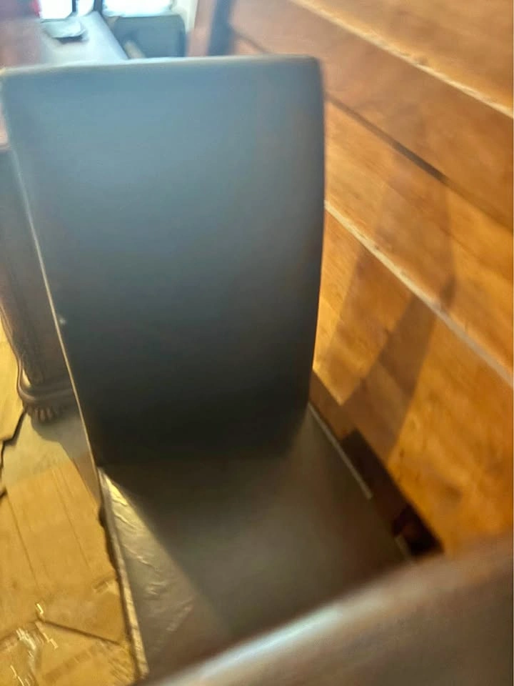Free- Set of 5 Leather Chairs (not broken)