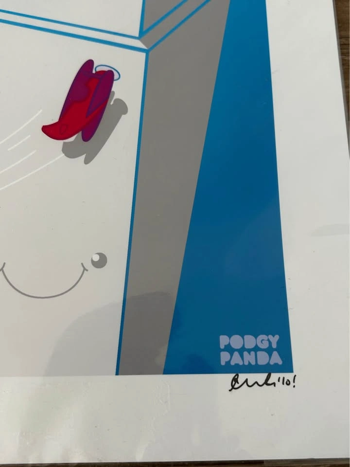 Podgy Panda King Kong Art Print - Limited Edition Signed 7/50 Ri - photo 3