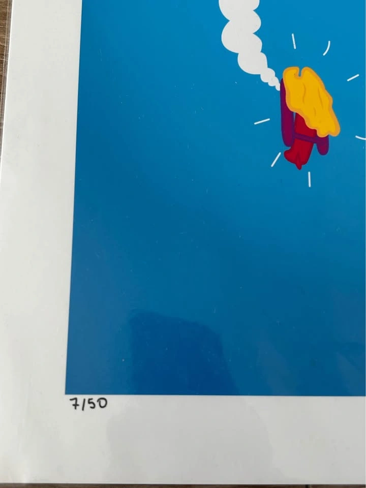 Podgy Panda King Kong Art Print - Limited Edition Signed 7/50 Ri - photo 4