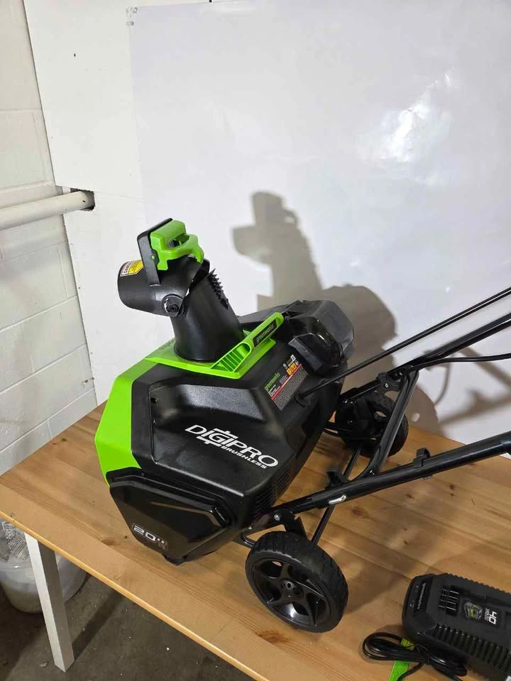 Greenworks 40V 20 Inch Cordless Snow Blower, New - photo 3