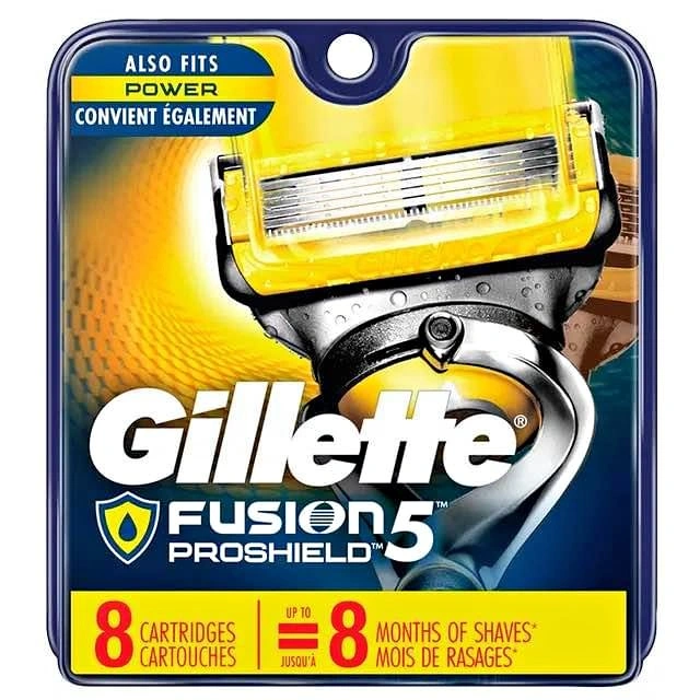 Gillette ProShield Men's Razor Blade Refills, 8 Refills
