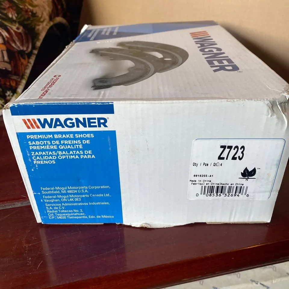 Wagner Premium Drum Brake Shoe Rear Z723 (New Opened Box) image indicator(4)