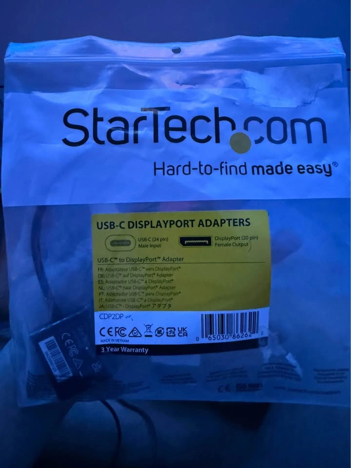 Startech USB C to DisplayPort Adapter