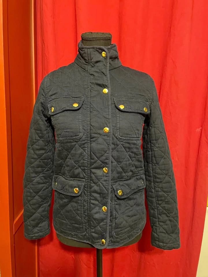 J.Crew Navy Mercantile Cotton Quilted Barn Jacket XS