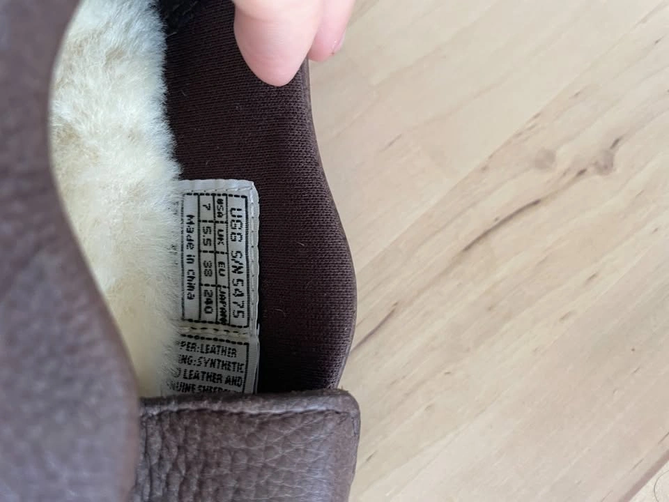 UGG Womens Leather Brown Slip On Moccasin Loafers Size US 7 - photo 2