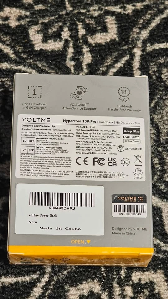 VOLTME Power Bank, 22.5W 10000mAh Portable Charger - photo 5