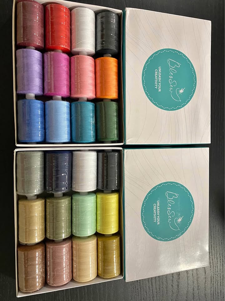 BlesSew Sewing Threads Set 24Pcs