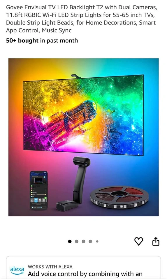 Govee Envisual TV LED Backlight T2 (55-65")