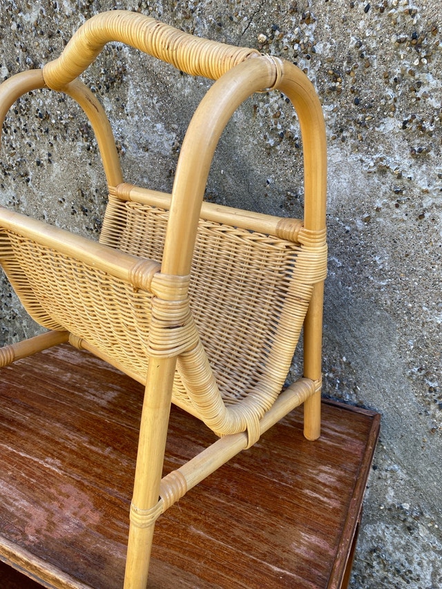 Wicker Magazine Rack - photo 2