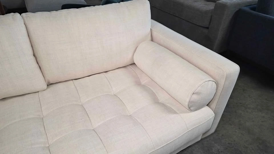 Tufted Corner Sectional - 107" | Biscuit Cream - photo 4