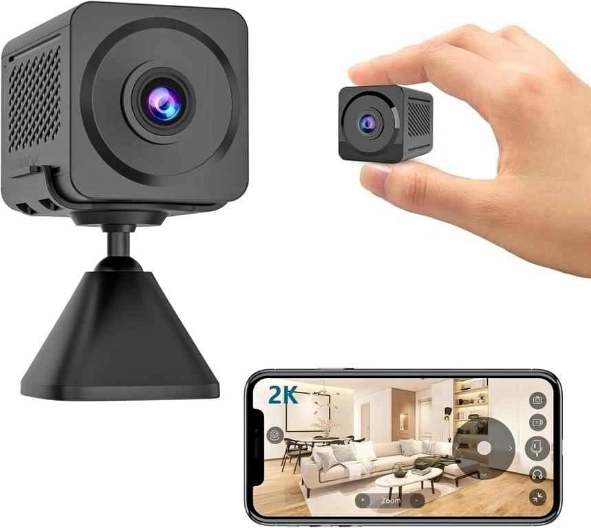 Mini 2K Security Camera Wireless WiFi Cam