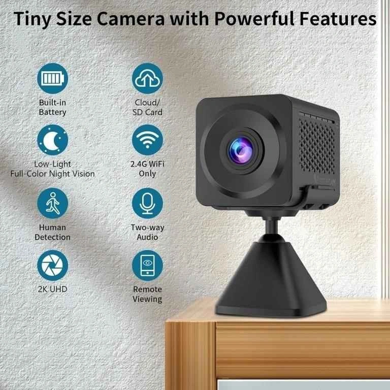 Mini 2K Security Camera Wireless WiFi Cam - photo 2