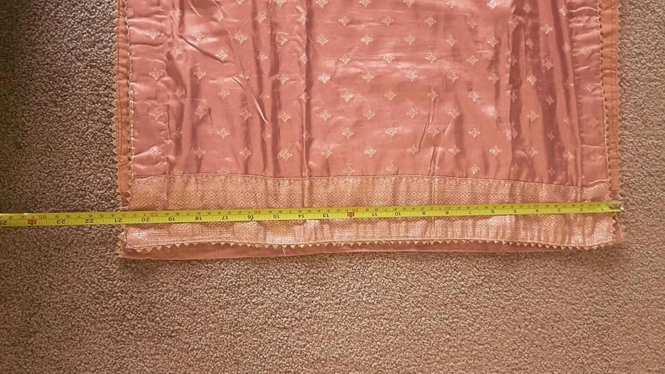 Punjabi Style Rose Copper Pant Plazo Suit w/ Dupatta - photo 5