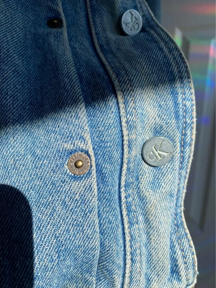 Calvin Klein Denim Jacket - Large Vintage - photo 3