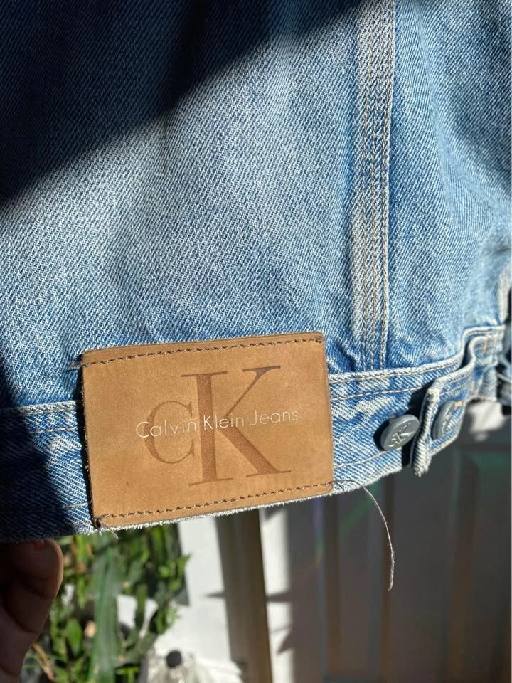 Calvin Klein Denim Jacket - Large Vintage - photo 4