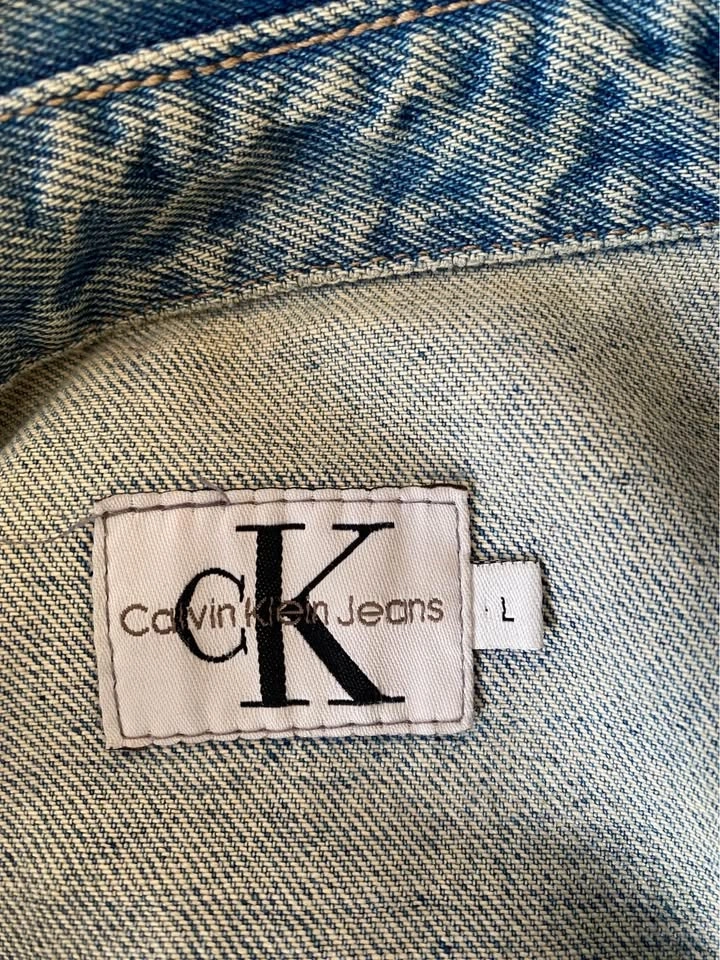 Calvin Klein Denim Jacket - Large Vintage - photo 5