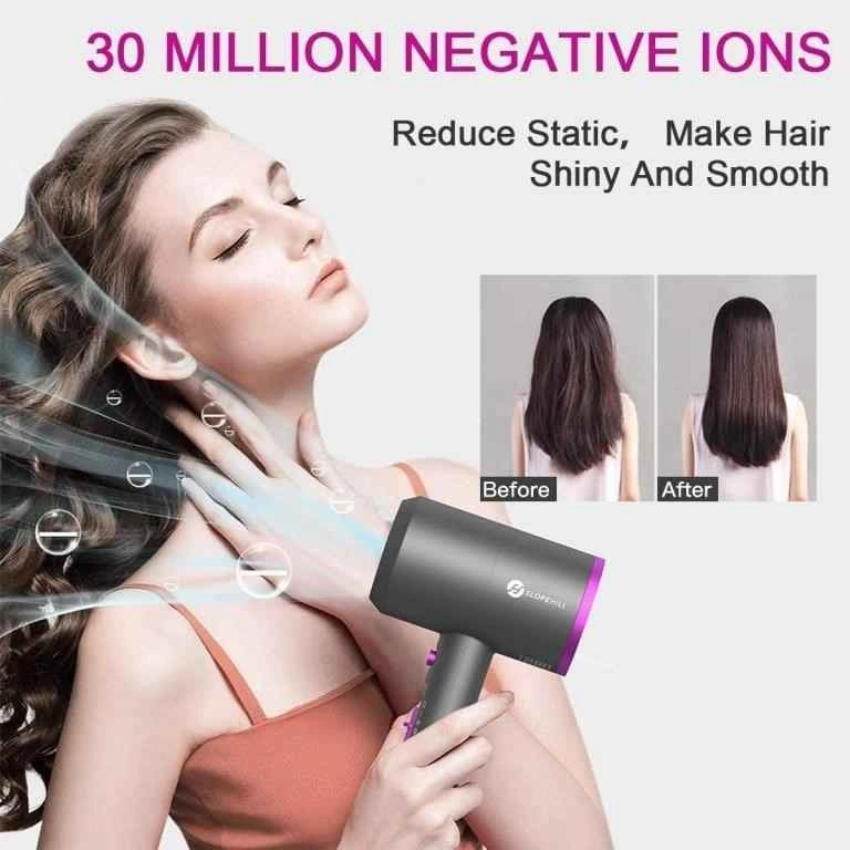 SLOPEHILL Ionic Hair Dryer with Diffuser & Nozzles - photo 3