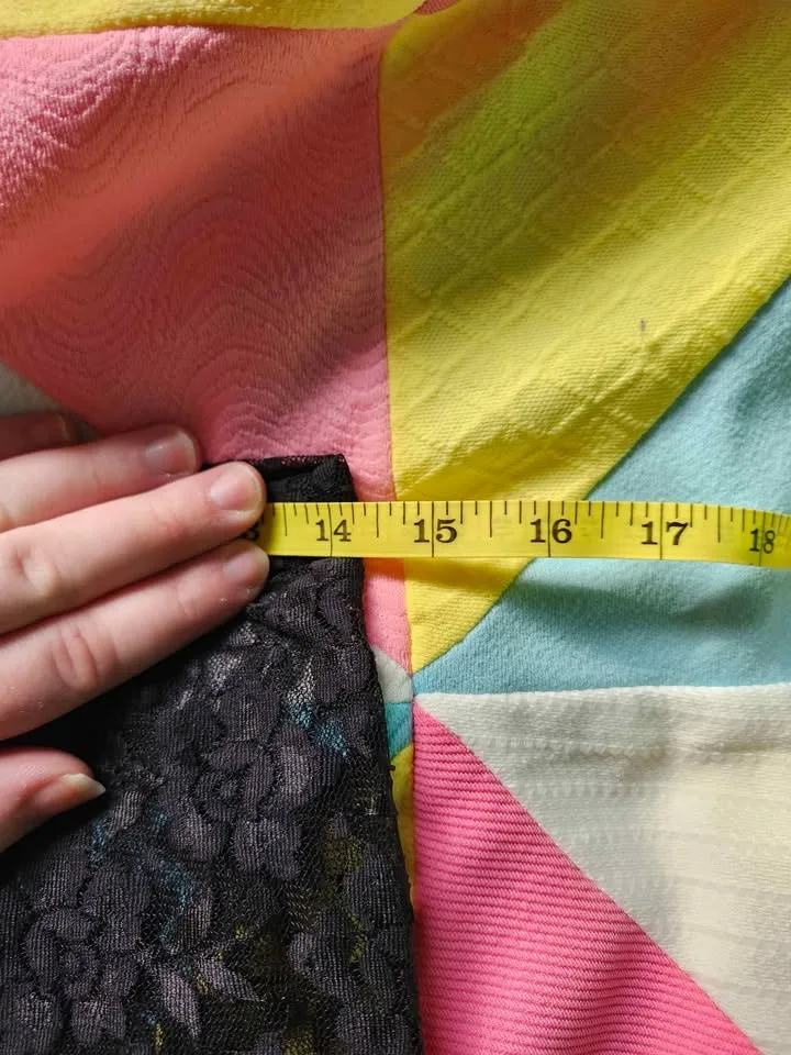 Black floral lace leggings image indicator(4)