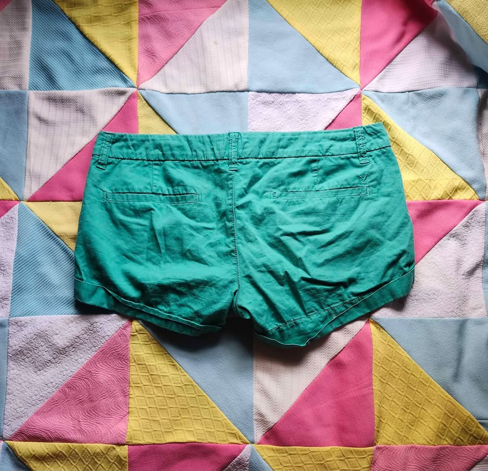 teal American Eagle shorts - photo 2