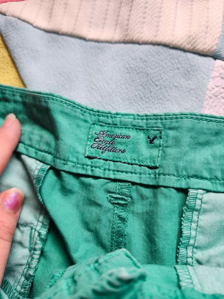 teal American Eagle shorts - photo 4