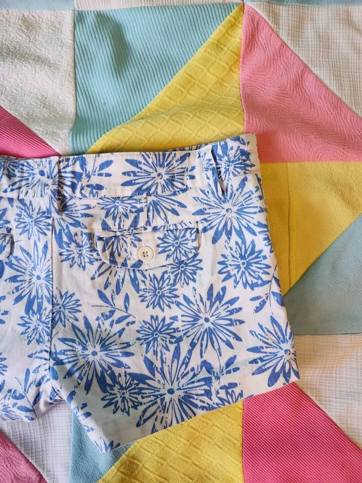 Blue and white 725 Originals shorts image indicator(5)