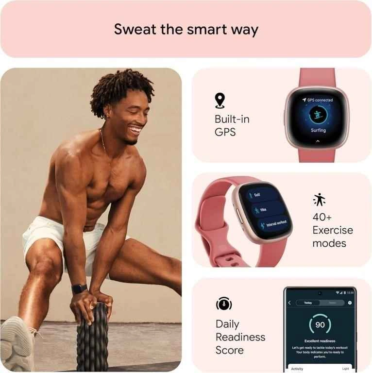 Google Fitbit Versa 4 Fitness Smartwatch - photo 2