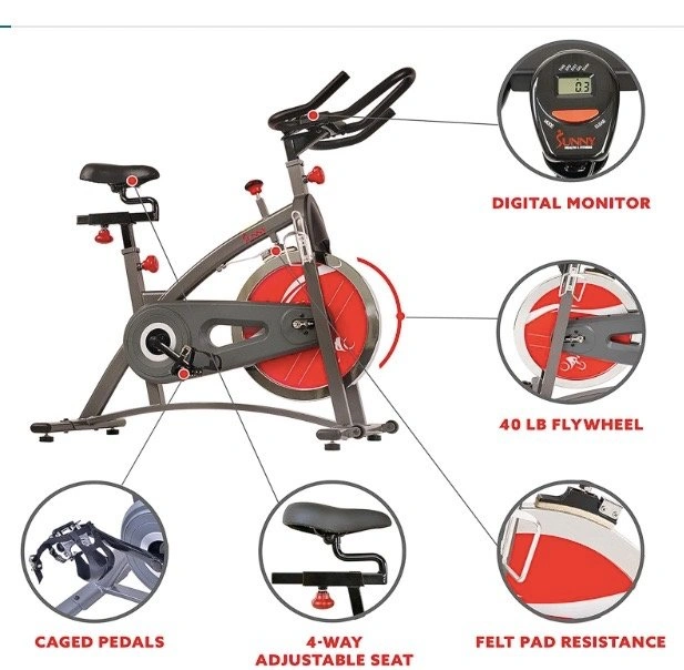 Sunny Health & Fitness Indoor Cycling Bike - photo 5