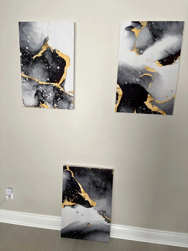 Modern canvas art 29 x 19 "