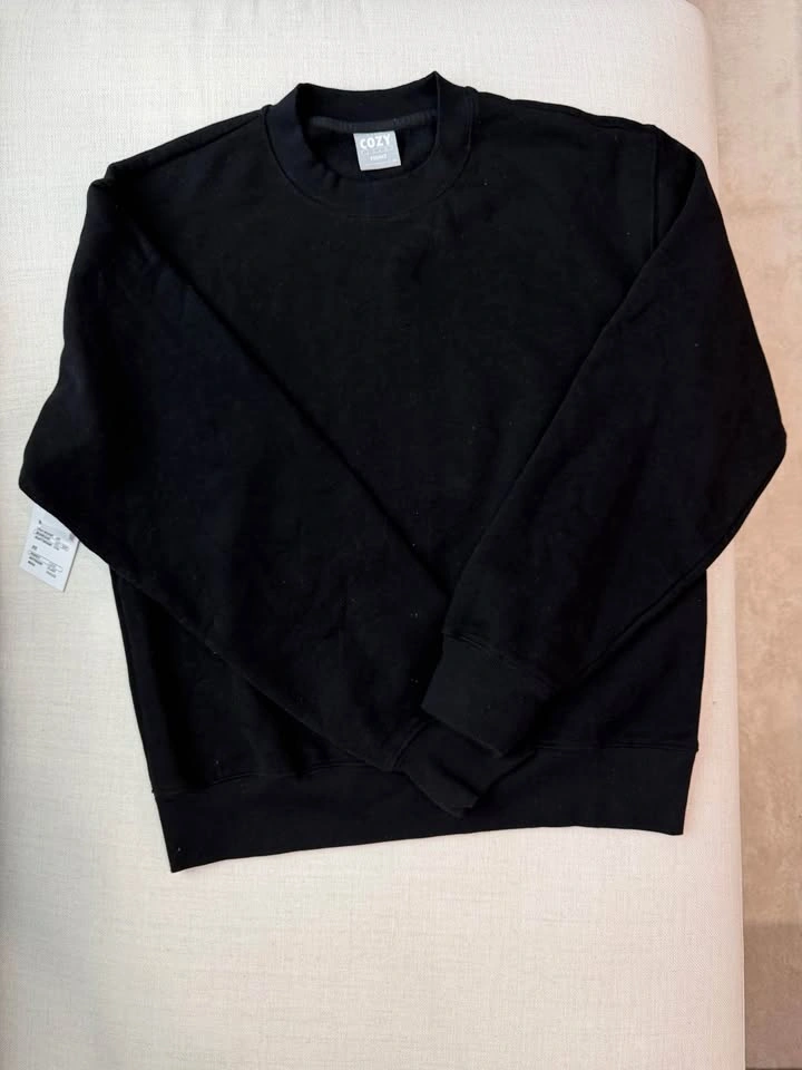 Aritzia Cozy Sweatfleece Perfect Crew Sweatshirt Size M NWT - photo 3