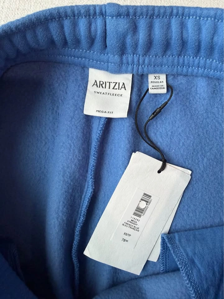 Aritzia Cozy Sweatfleece Mega Straight Sweatpant XS NWT - photo 4