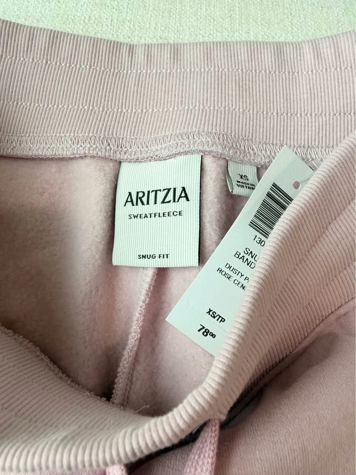 Aritzia Cozy Sweatfleece Snug Banded Sweatpant XS NWT - photo 3