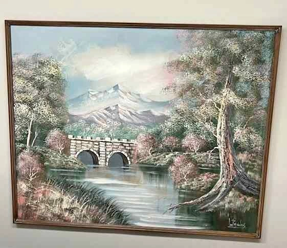 Large Framed Landscape Painting - 4ft x 5ft