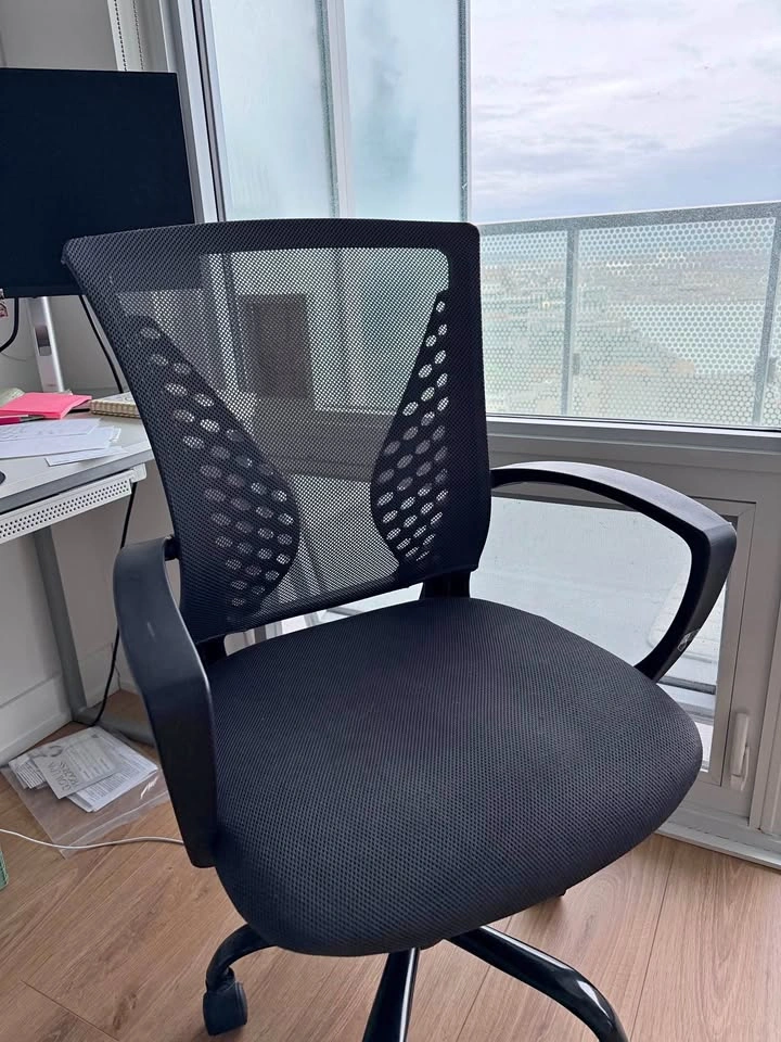Home Office Chair Ergonomic Chair (black)