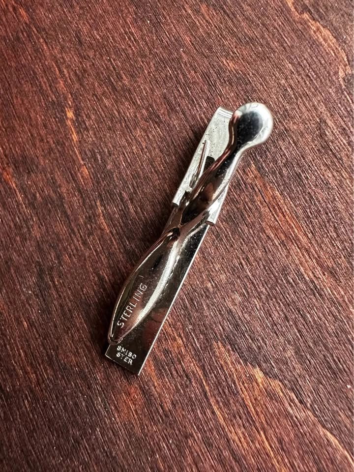 Sterling Silver Smibo Tie Clip - photo 2
