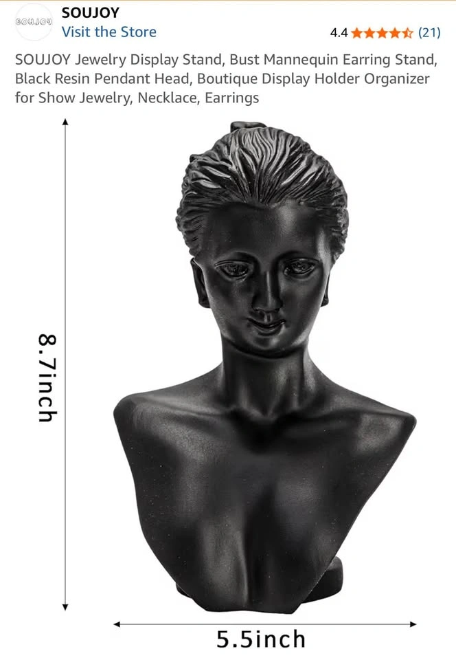 Jewelry Display Stand Bust Mannequin - photo 2