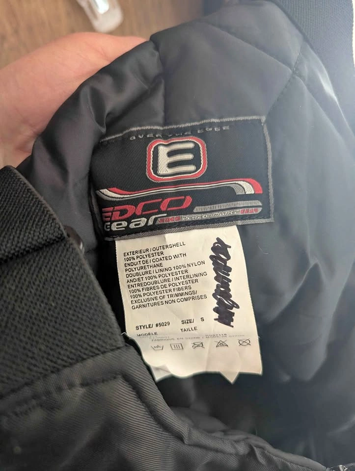 EDCO Gear - Black Snow Bib Pants - Size S
