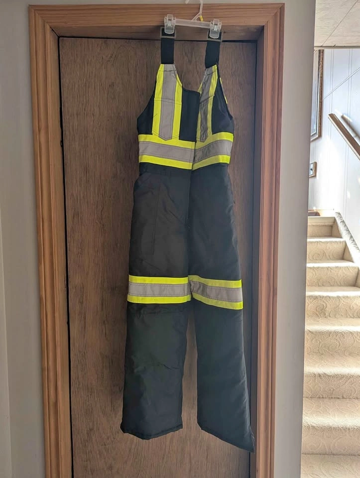 OXGEAR Winter Reflective Work Overalls / Snow Pants - size M